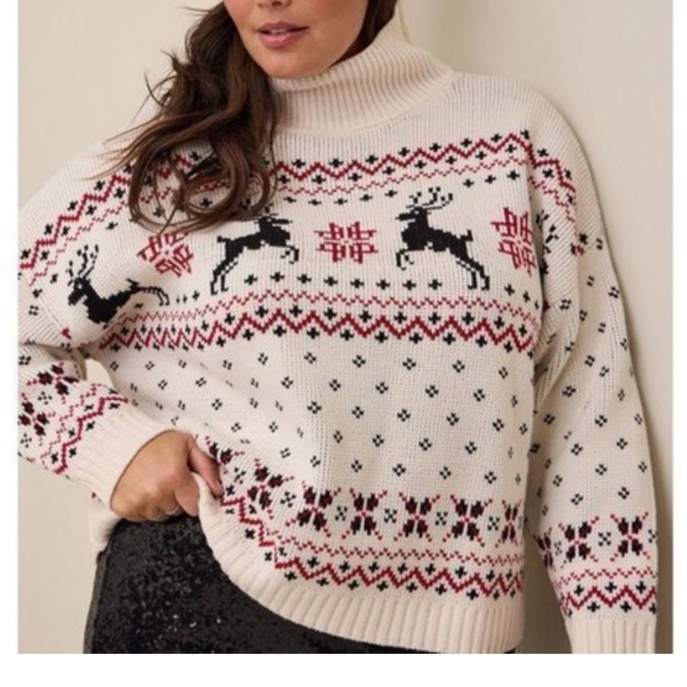 Torrid Fair Isle Nordic Sweater
